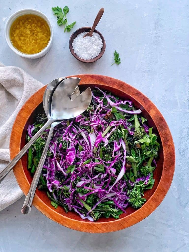 Charred Broccolette Cabbage Salad Heal Me Delicious,Thermofoil Cabinets Vs Wood
