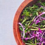 AIP Charred Broccolette and Cabbage Salad