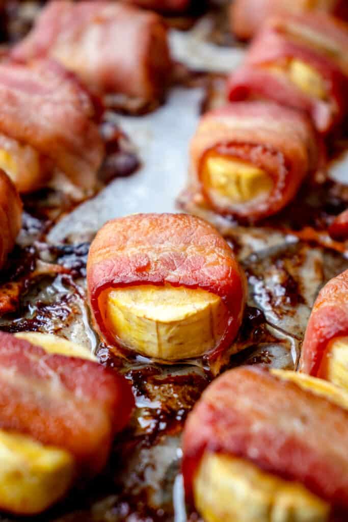 Sweet Baked Plantains with Bacon recipe