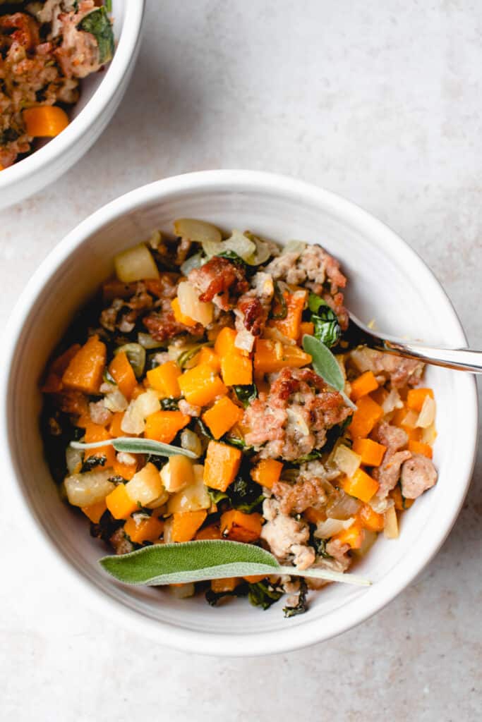 Sheet Pan Butternut Squash Breakfast Hash (Egg-Free, Paleo, AIP option)