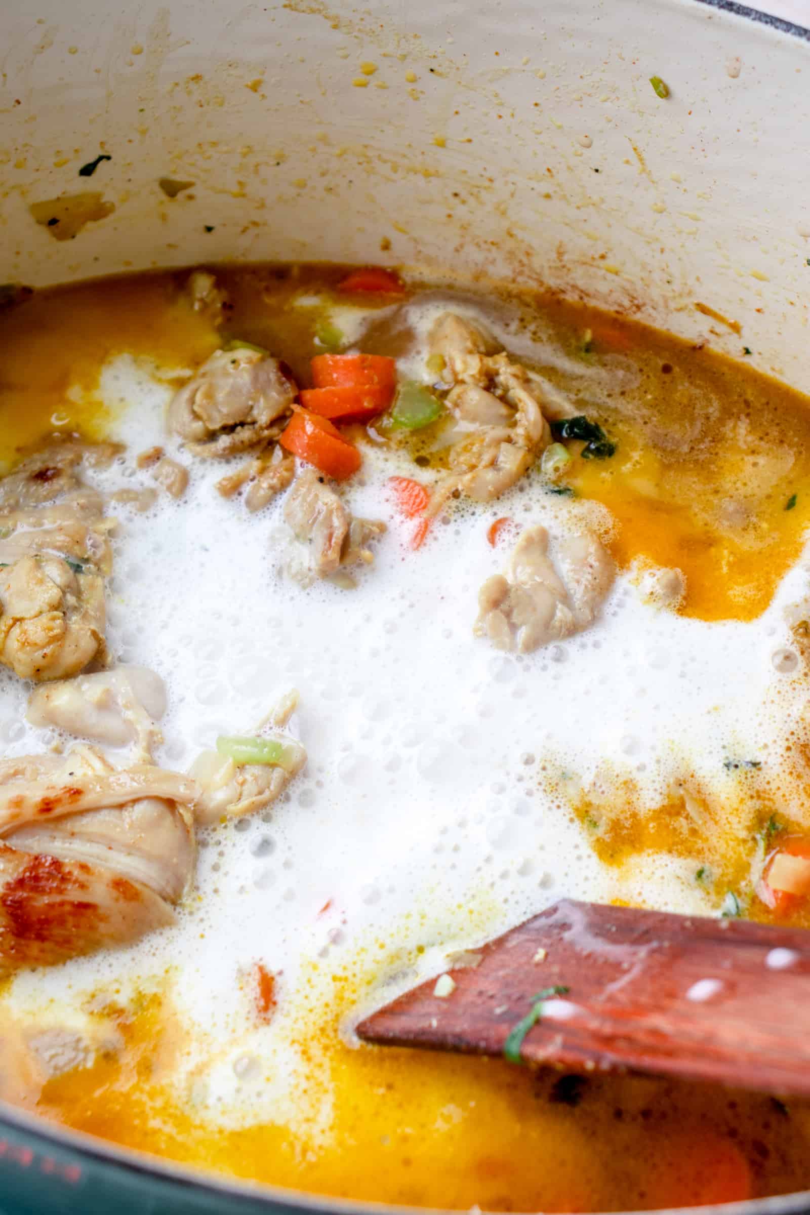 Creamy Chicken Soup (Dairy-Free, Gluten-Free) • Heal Me Delicious